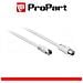 Cavo Antenna Tv Iec 1.5m Sp - Sp F - Bianco - Foto miniatura 1